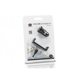 Conceptronic Cargador Coche USB 2 Puertos para Encendedor 12V/24V
