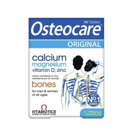 Osteocare Original, Vitamina D, Magnesio, Zinc y Calcio, Mantenimiento de un sistema esquelético saludable, Vitaminas, 90 cápsulas Precio: 17.5000001. SKU: B1K5RZK5HT