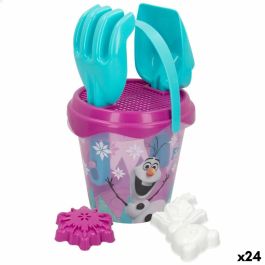Set de Juguetes de Playa Frozen Olaf Ø 14 cm (24 Unidades) Set de Juguetes de Playa Frozen Olaf Ø 14 cm (24 Unidades)