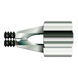 Schellenberg Anti-robo para persianas manuales, dificulta elevación, 2 unidades, Cromado, Acero