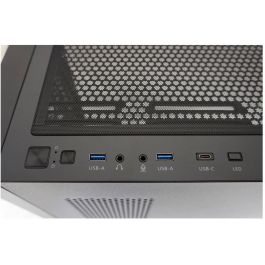 LC-Power 804B Midi Tower Gaming PC Negro con Iluminación RGB Vidrio Templado ATX/Micro-ATX/Mini-ITX para Juegos