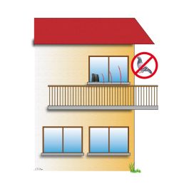 Weitech Ahuyentador Sonoro Especial para Palomas y Aves, Control de Plagas para Exterior