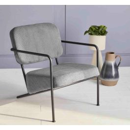 Butaca DKD Home Decor Gris Metal 67 x 81 x 87 cm