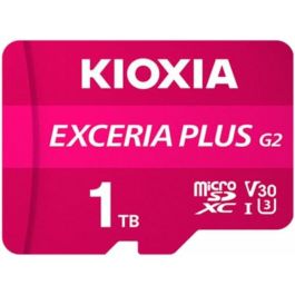 Kioxia LMPL2M001TG2 Tarjeta Memoria MicroSDXC 1 TB UHS-I Clase 10 V30 Lectura 100MB/s Escritura 90MB/s