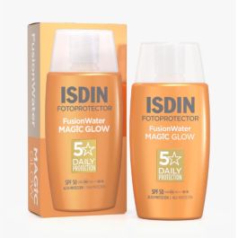 Protector Solar Facial Isdin Fusion water magic glow Spf 50 50 ml Precio: 21.58999975. SKU: B16CBW8KSS