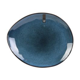 Home Deco Factory Plato Gres Azul Natural 22 cm Precio: 4.49999968. SKU: B1EBJK7SG6