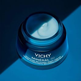 Vichy Mineral 89 Crema Hidratante Noche Recuperadora con Melatonina, Ácido Hialurónico y Minerales 50 ml