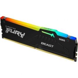 Memoria RAM Kingston FURY Beast RGB 16GB/ DDR5/ 6400MHz/ 1.4V/ CL32/ DIMM Precio: 78.88999987. SKU: B1EHKGDCRT