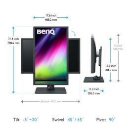 Benq SW321C 81,3 cm (32") 3840 x 2160 Pixeles 4K Ultra HD LED Gris Precio: 2093.99000008. SKU: B1C2WB2PG5