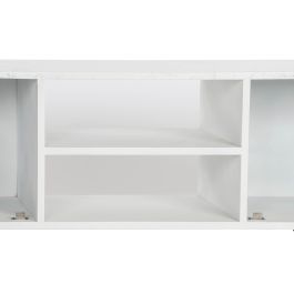 Mueble de TV DKD Home Decor Blanco 135 x 35 x 40 cm Metal Madera de mango