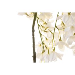 DKD Home Decor Rama Poliéster/PE Blanco Verde 30 x 121 x 30 cm (6 Unidades)