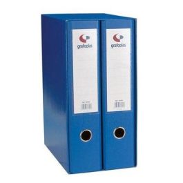 Grafoplás Archivador Grafcolor 2, Palanca, 2 Anillas Mixtas 65 mm, Folio, Cubierta Forrada PP, Azul Precio: 10.50000006. SKU: BIX07279230