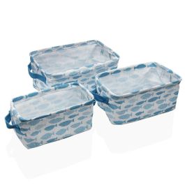 Juego de Cestas Versa Aqua 18 x 14 x 28 cm 28 x 18 x 14 cm Peces Precio: 7.49999987. SKU: B1JBAQ2BAB