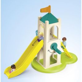 Playmobil Junior Parque Infantil Aventura con Noria y Cabina de Helados para Niños de 1 a 4 Años