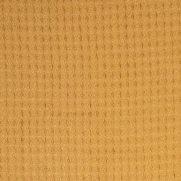 Home Deco Factory Manta Gofrada Amarillo Mostaza 170x250 cm 100% Algodón