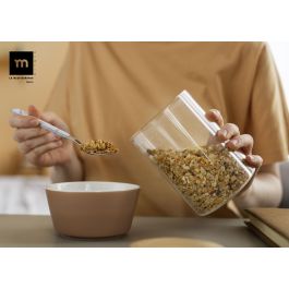 La Mediterranea Tarro Borosilicato T/Acero 950ml 10.8x10.8x16cm (12 Unidades)