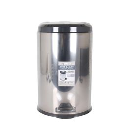 Confortime Cubo de Basura de Metal con Pedal, 20 Litros, 30 x 45 x 37 cm