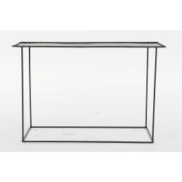 DKD Home Decor Consola Moderna Morden Court de Metal Azul y Negro, Doble Cara con 1 Estantería, 27.5x65x80 cm (Set de 2) DKD Home Decor Consola Moderna Morden Court de Metal Azul y Negro, Doble Cara con 1 Estantería, 27.5x65x80 cm (Set de 2)