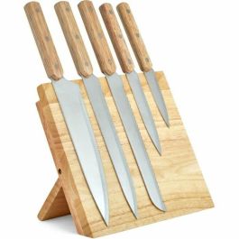 Livoo MEC136 - Juego de 5 cuchillos con hoja de acero inoxidable - Incluye soporte magnético - Medidas: 20 a 32,5 cm Precio: 44.5900004. SKU: B1BQAEZFMJ