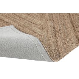 DKD Home Decor Alfombra Boho de Yute Natural Antideslizante 230 x 160 cm