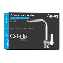 Edm Grifo monomando de cocina caño alto serie Calella, latón cromado Edm Grifo monomando de cocina caño alto serie Calella, latón cromado