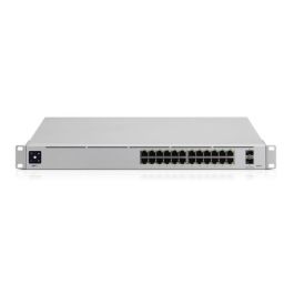 Ubiquiti USW-Pro-24-PoE Switch Pro 24, 24 Puertos Gigabit RJ45, 2 Puertos 10G SFP+, L2/L3, Pantalla Táctil 1.3" Precio: 441.49999993. SKU: B1HSG6RSAN