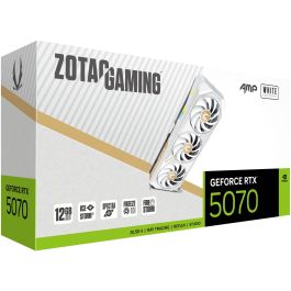 Zotac RTX 5070 12GB Gaming AMP GDDR7 3Fan blanca - Tarjeta Gráfica