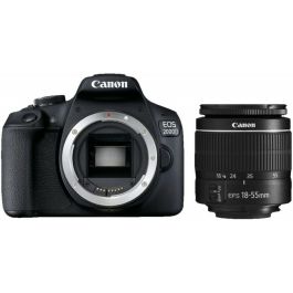 Cámara Digital Canon 2000D + EF-S 18-55mm Negro Precio: 566.49999978. SKU: S0448128