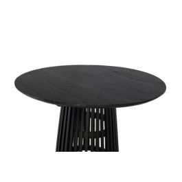 Giner y Colomer Mesa de Comedor Redonda Madera de Mindi Wengue 120 cm
