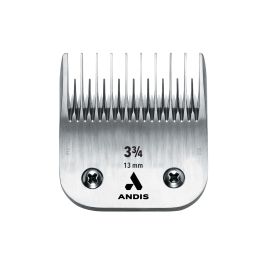 Andis Cuchilla S-3 3-4 13 mm para Peluquería Profesional, Acero UltraEdge, Acabado Cromado Resistente a la Corrosión