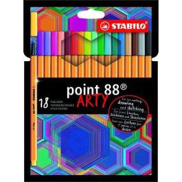 Rotulador Fibra Stabilo Point 88 Arty Line Estuche Carton De 18 (Set de 6) Precio: 98.50000039. SKU: B1477TWZ5N