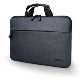 Port Designs BELIZE TL Funda Bandolera para Portátil 13.3" (33.8 cm) Gris Monocromo con Tirante y Bolsillo Delantero