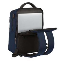 Cartera Escolar Safta Business Black-Blue-Grey Mochila 2 Bolsillos Portatil 15,6-'+Usb 310x130x440 mm Cartera Escolar Safta Business Black-Blue-Grey Mochila 2 Bolsillos Portatil 15,6-'+Usb 310x130x440 mm