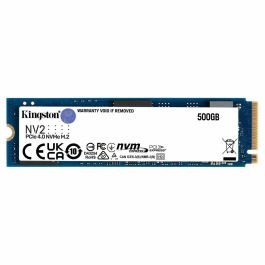 Kingston Technology Hard Disk - SSD NV2 - 500GB Interno - M.2 2280 PCIe 4.0 NVME - BLEU Precio: 71.49999989. SKU: S5615675