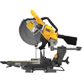 DeWALT DCS781N-XJ Sierra Ingletadora a Batería Flexvolt 54V para Paneles. Base.