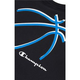 Sudadera sin Capucha Hombre Champion Basket Graphic M Negro