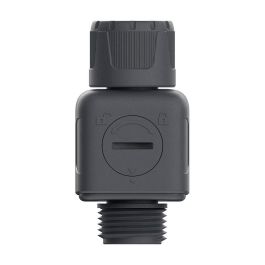 Aqua Control Medidor de Caudal de Agua Digital Conexión 3/4 Pulg Pantalla LCD para Riegos