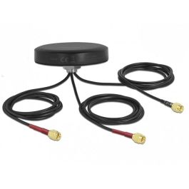 DeLOCK Antena LTE MIMO Dualband WLAN 802.11 ac/ax/a/h/b/g/n 3 x SMA Macho RG-174 1m Montaje Tornillo Exterior Negro IP67 Precio: 58.49999947. SKU: B1FRG6DHFL