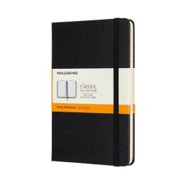 Cuaderno Moleskine Clasico Tapa Dura 11,5X18 208H 70Gr. Horizontal Con Goma Negra 6 unidades Precio: 108.89000056. SKU: B1594EN2QM