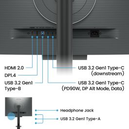 BenQ Monitor RD280UA 71.6cm (28.2") UHD 3:2 IPS HDMI USB-C DisplayPort ErgoArm Diseño Ergonómico para Oficina