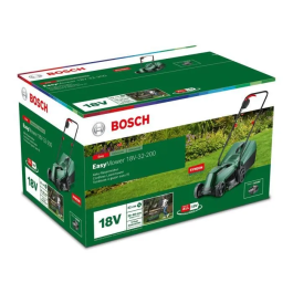 Bosch BOS4059952613802 Cortacésped EasyMower 18 con Batería 4 Ah y 18 V, Ancho de Corte 32 cm