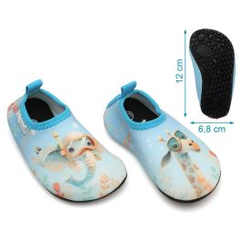 Kiokids Escarpines Antideslizantes Para Bebé, Playa y Piscina, Azul, Colección Ocean Dreams Eur 20