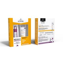 Heliocare Solución Pigmentaria Fluida SPF50+ 50 ml + Sérum 10 ml - Protector Solar Facial Antimanchas - Estuche 2 pz