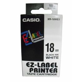 Cinta De Rotular Casio 8M 18Mm Negro Sobre Blanco (Xr-18We1) Precio: 20.50000029. SKU: B19FSM87JM