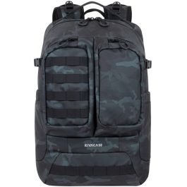 Rivacase 7661 Sherwood Mochila para portátil 17.3" 32L Gris Camuflaje Poliéster/Poliuretano