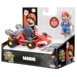 JAKKS PACIFIC Figura Super Mario Kart Mario de Mario Kart 7 La Película 7cm