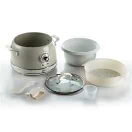 Ariete 2904/03 Olla Arrocera Multifunción con Cocción Lenta Vintage Beige - 10 Tazas, 5 Funciones Ariete 2904/03 Olla Arrocera Multifunción con Cocción Lenta Vintage Beige - 10 Tazas, 5 Funciones