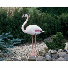 Ubbink Flamenco Decorativo Rosado de Resina para Jardín o Estanque - 90 cm con Estacas de Fijación Ubbink Flamenco Decorativo Rosado de Resina para Jardín o Estanque - 90 cm con Estacas de Fijación