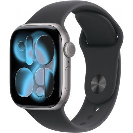 Apple Watch S11 Aluminium 42mm Space Grau (Sportarmband schwarz)