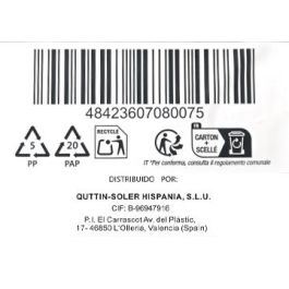 Quttin Cuchillo Cocina 15 cm Dark - Colección Dark (28 Unidades)